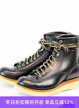 Alternative Country High Lander V底 复古圆头工装靴高帮皮鞋