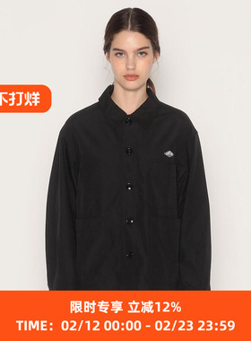 DANTON PCP_COVERALLS 女装休闲翻领大口袋工装夹克外套