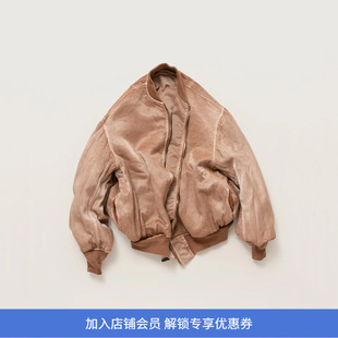 INNAT HAND-DYED BOMBER JACKET 男女款手工染色军事风棉服夹克