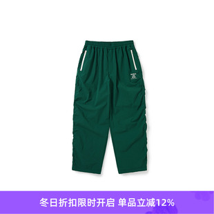 防水防风伸缩性复古运动长裤 WHEELS 男女中性款 WIND and