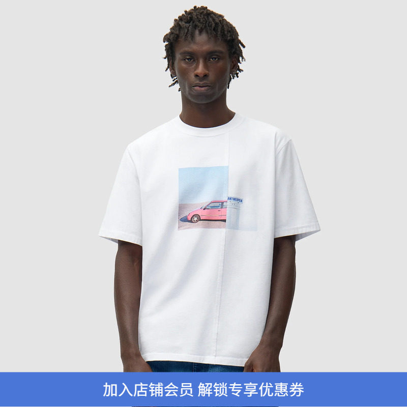 Arte Photo T-shirt 照片影像印花圆领短袖T恤