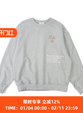 Element x Text and Image CREWNECK SWEATSHIRT梯书店联名款卫衣