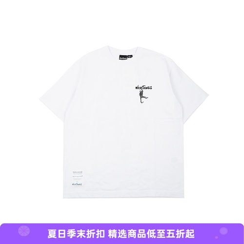 WILD THINGS Golden Monkey Graphic Tee 印花圆领短袖T恤