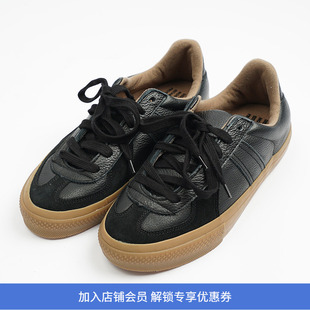 REPRODUCTION OF FOUND ROF 80年代复古意大利牛皮男女德训滑板鞋