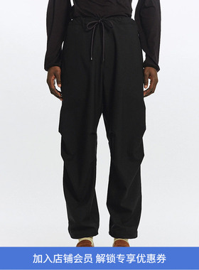 Markaware TRACK PANTS 60支羊毛立体剪裁宽松长裤