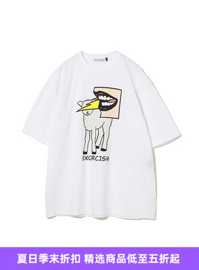 UNDERCOVER TEE EXORCISM 印花圆领短袖T恤