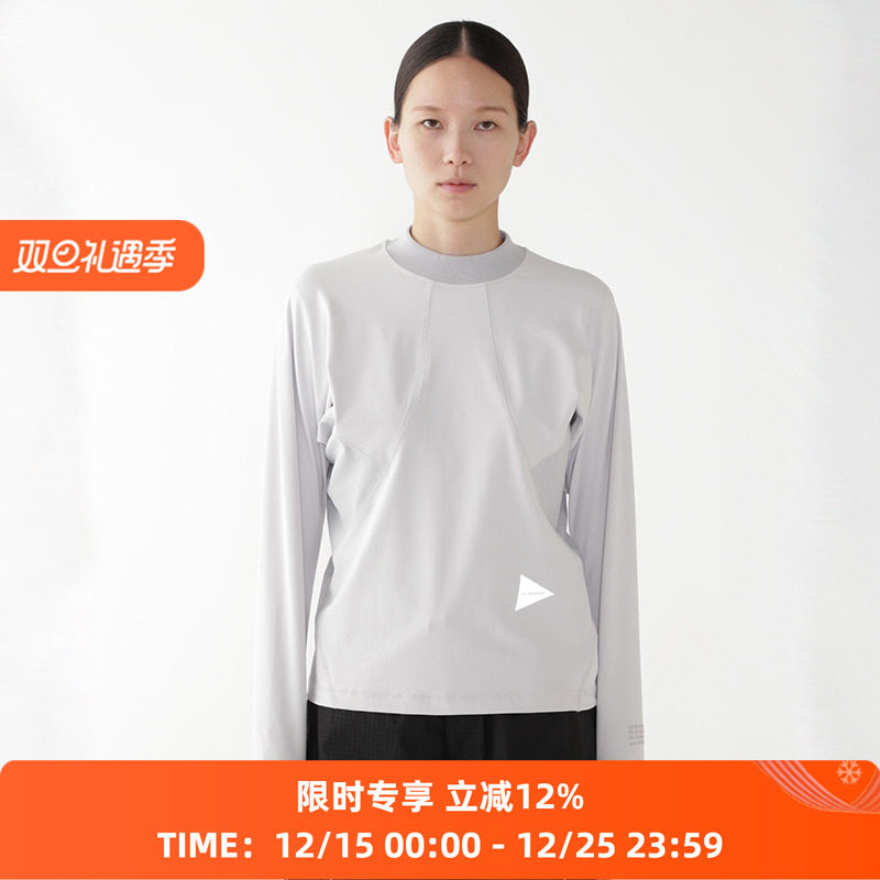 and wander rash guard (W) 女装伸缩性面料廓形长袖圆领T恤