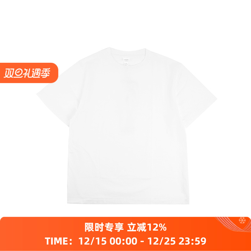 YAECA T-shirts unisex 高支天竺棉男女中性款圆领短袖T恤