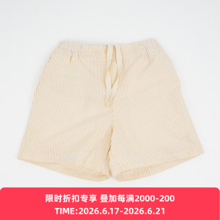 Howlin SHORTS SEERSUCKER STRIPES 比利时制女装透气泡泡纱短裤