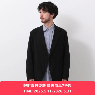 blurhms Silk/Cotton Nep Cardigan Jacket 丝绵混纺开衫夹克