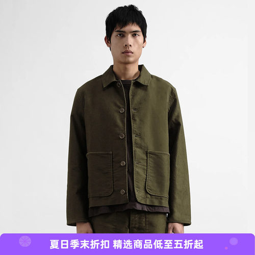 YMC GROUNDHOG JACKET 男装法国绒棉工装夹克外套