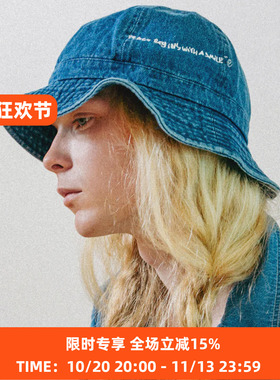 INNAT EMBROIDERED METRO HAT 手工刺绣牛仔渔夫帽