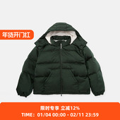 puffer联名款 DIGAWEL 宽松廓形男女中性连帽羽绒服 Hoodie
