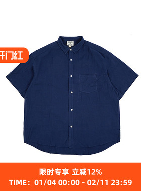 THING FABRICS TF Oversized Shirt日本今治毛巾面料宽松短袖衬衫