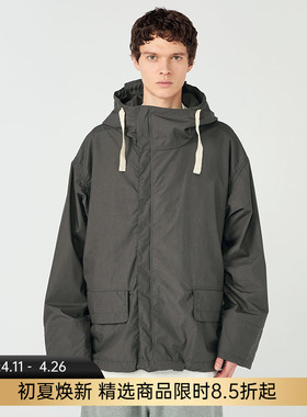 nanamica Hooded Deck Jacket 男女款机能性面料宽松廓形连帽夹克