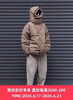 is-ness CAVE ZIP DOWN JACKET保暖防水机能户外羽绒服 外套