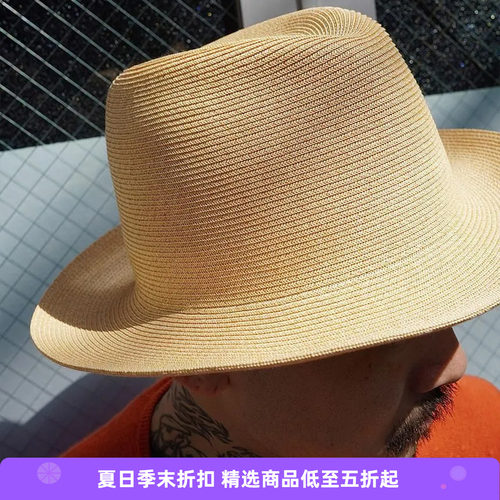 KIJIMA TAKAYUKI PAPER BRAID SOFT HAT 男士便携日本和纸渔夫帽