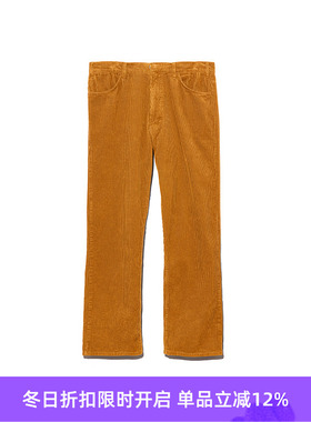 UNUSED NO.31 灯芯绒复古修身直筒裤 休闲长裤 日本制