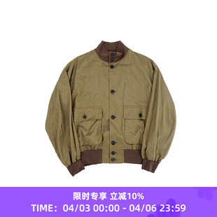 Driving YOKE Silk Nylon 丝绸尼龙军事风夹克外套 Blouson