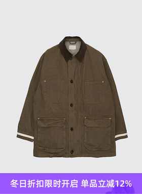 YOKE Denim Coverall Half Coat 牛仔廓形工装大衣外套