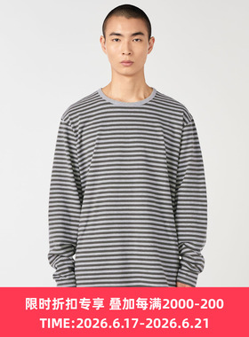 nanamica Stripe Jersey 男女中性款Coolmax透气干爽条纹长袖T恤