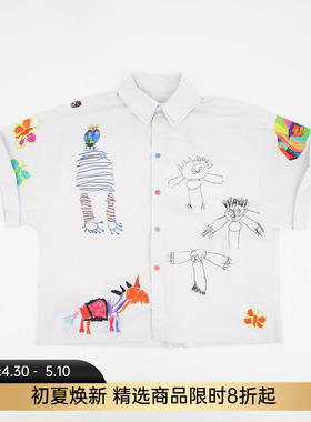 Toogood THE COMPOSER SHIRT 作曲家 男女款艺术家手绘短袖衬衫