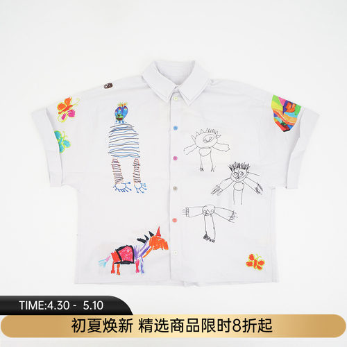 Toogood THE COMPOSER SHIRT 作曲家 男女款艺术家手绘短袖衬衫