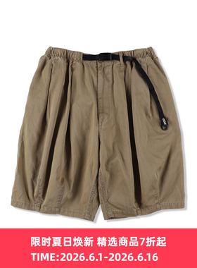 is-ness Balloon Shorts 经典款宽松廓形气球短裤
