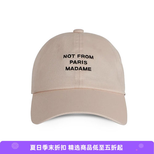 Drole De Monsieur La Casquette Slogan 法式复古经典标语棒球帽