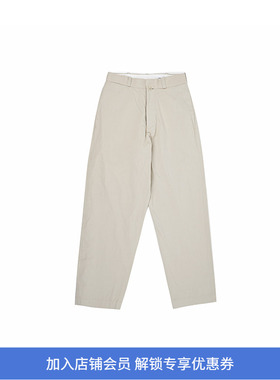 YAECA Chino Trousers Wide Straight 女装经典直筒廓形卡其裤