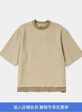 meanswhile Waffle S/S Tee 吸水速干SOLOTEX面料华夫格短袖T恤
