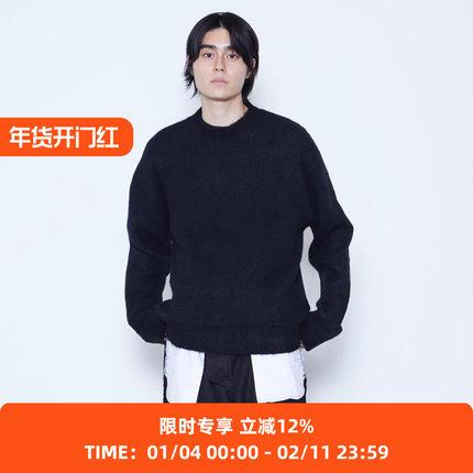 SOE Mohair Sweater & Sweat Shirts 马海毛羊毛棉双面拼接毛衣