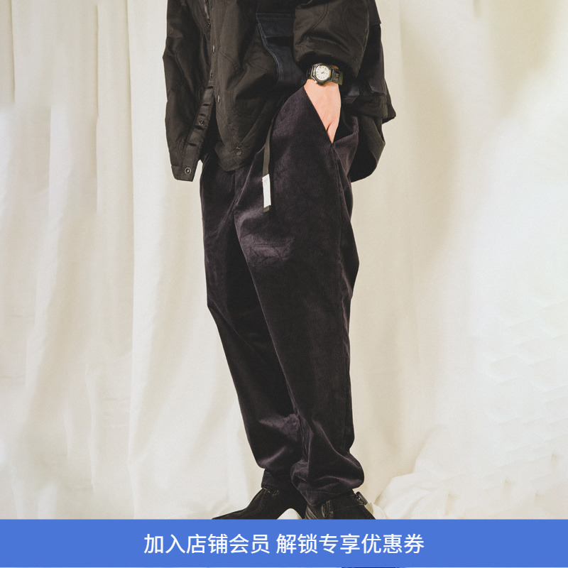 灯芯绒九分休闲裤PRIMEE
