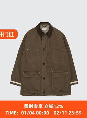 YOKE Denim Coverall Half Coat 牛仔廓形工装大衣外套