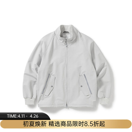 WHEELS and WIND 男女中性款机能性透气防泼水哈灵顿夹克外套