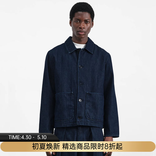 YMC GROUNDHOG JACKET 男装有机棉水洗牛仔夹克外套
