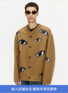 Song for the Mute FALLING EYES OVERSIZED廓形无领夹棉夹克外套