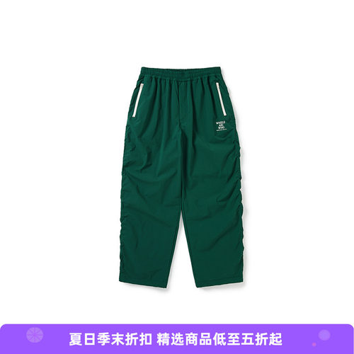 WHEELS and WIND 男女中性款防水防风伸缩性复古运动长裤