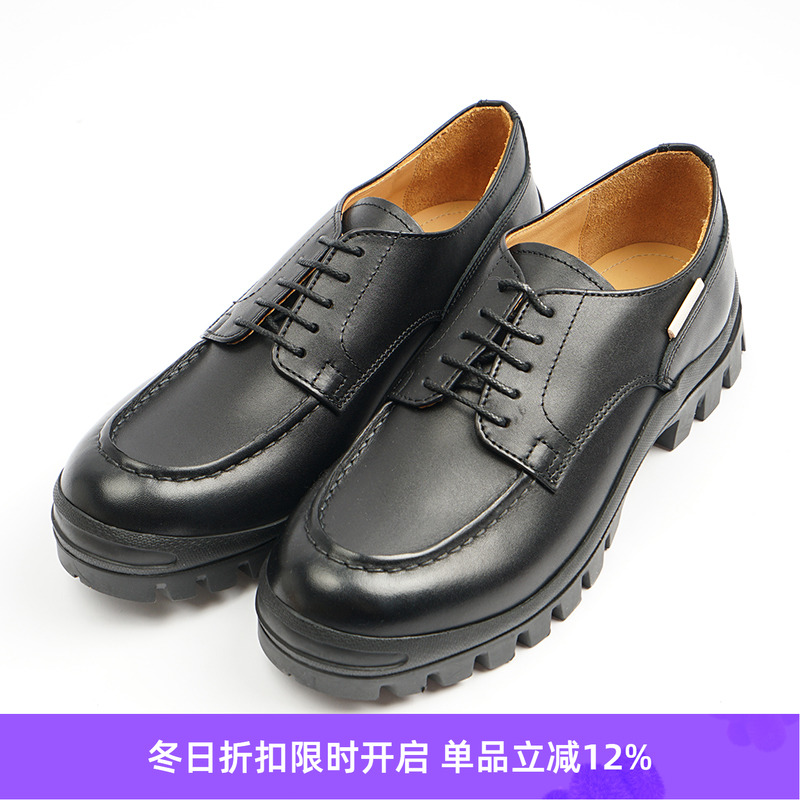 HenderScheme全牛皮德比皮鞋