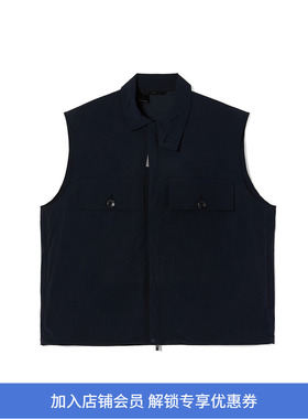 N.HOOLYWOOD 2 POCKETS VEST 男装机能性军事风马甲