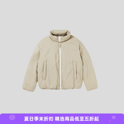 PRIMEE立领廓形短款棉服