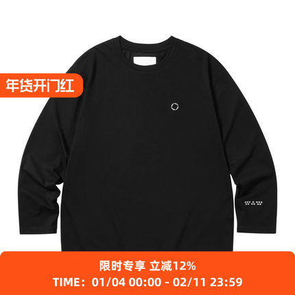 WHEELS and WIND Long Sleeve Sport Tee 圆领长袖T恤