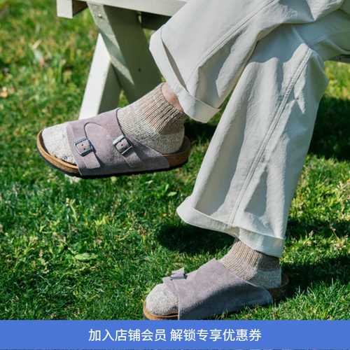 ROTOTO HEMP/ORGANIC 日本奈良制有机棉麻混纺透气运动男女低帮袜