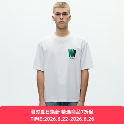 Wood Wood Gary tee public order 哥本哈根印花圆领短袖T恤