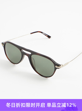 香港小镜框板材复古墨镜
