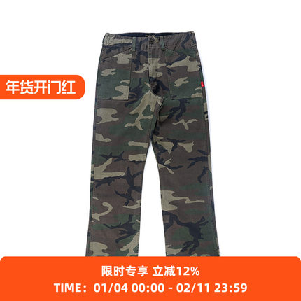 WTAPS BUDS 02/TROUSERS.COTTON.CHINO.CAMO 迷彩工裤