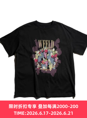 WFELD Peace Orchard Tee 夏季森林主体印花圆领短袖T恤