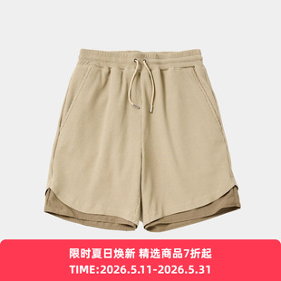 meanswhile SOLOTEX Easy Shorts 吸水速干防水伸缩性华夫格短裤