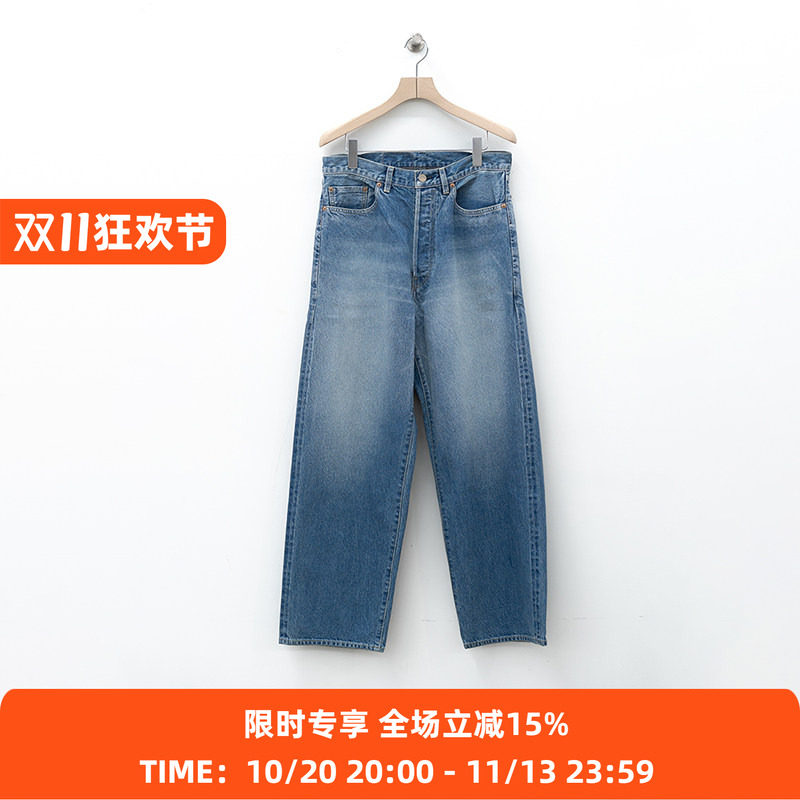 blurhms ROOTSTOCK 13.5oz Denim Classic 自然水洗加工牛仔裤