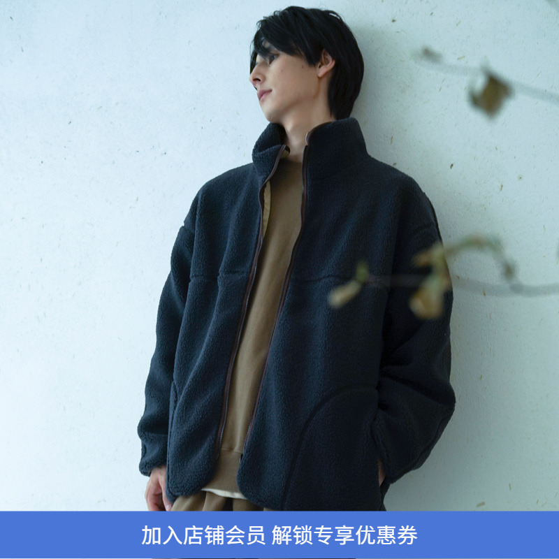 PRIMEE廓形双面穿羊羔绒外套